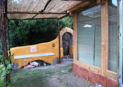 Wattle-and-daub house in Ithaca